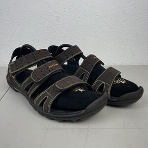 Nike ACG Sandals Mens 11 Brown Leather 3 Strap Outdoor Hiking